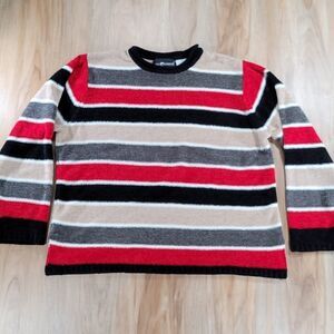 🔹️Vintage Sag Harbor Colorblock Striped Pullover Sweater XLarge